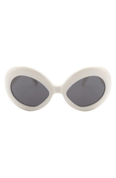 58mm Round Sunglasses