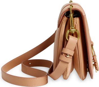 Hana Suede & Leather Shoulder Bag