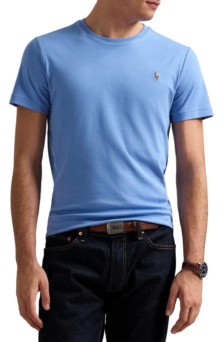 Polo Ralph Lauren Solid Cotton T-Shirt, Main, color,