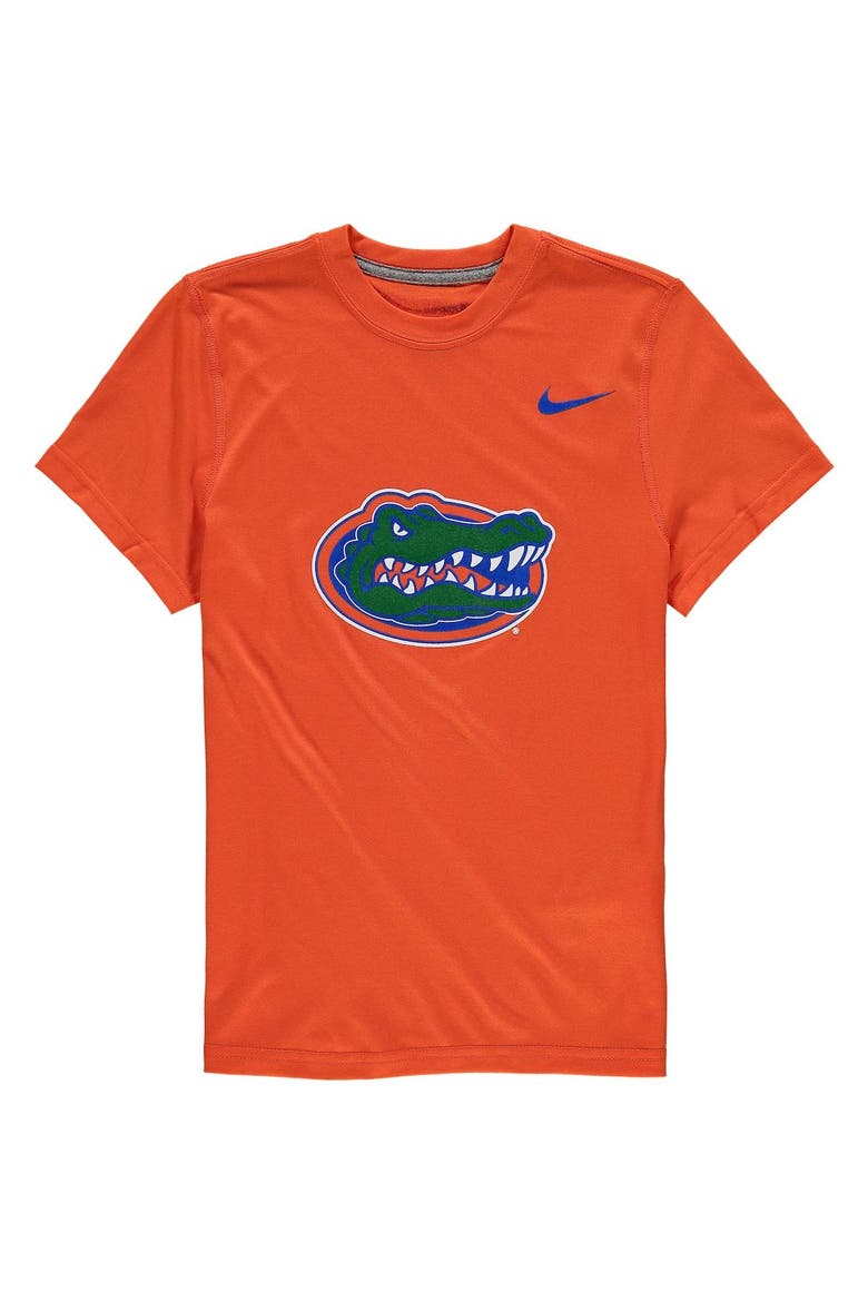 Youth Nike Orange Florida Gators Logo Legend Performance T-Shirt, Alternate, color, ORANGE
