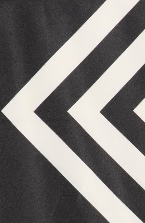 Bcbg Diamond Geometric Square Scarf In Black