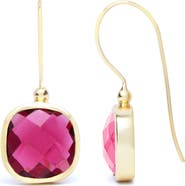 SAACHI Cushion Stone Drop Earrings