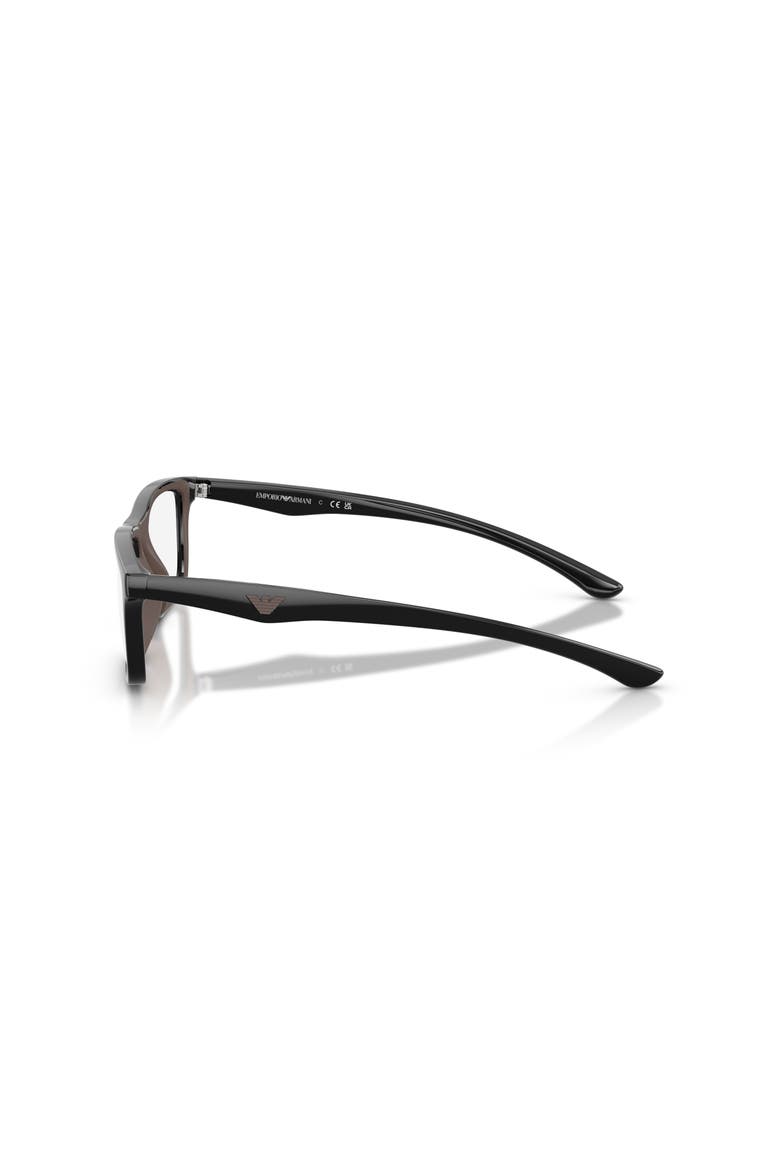54mm Rectangle optical glasses, Alternate, color, Black