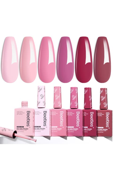Romantic Blush Gel Polish Set 6 Colors