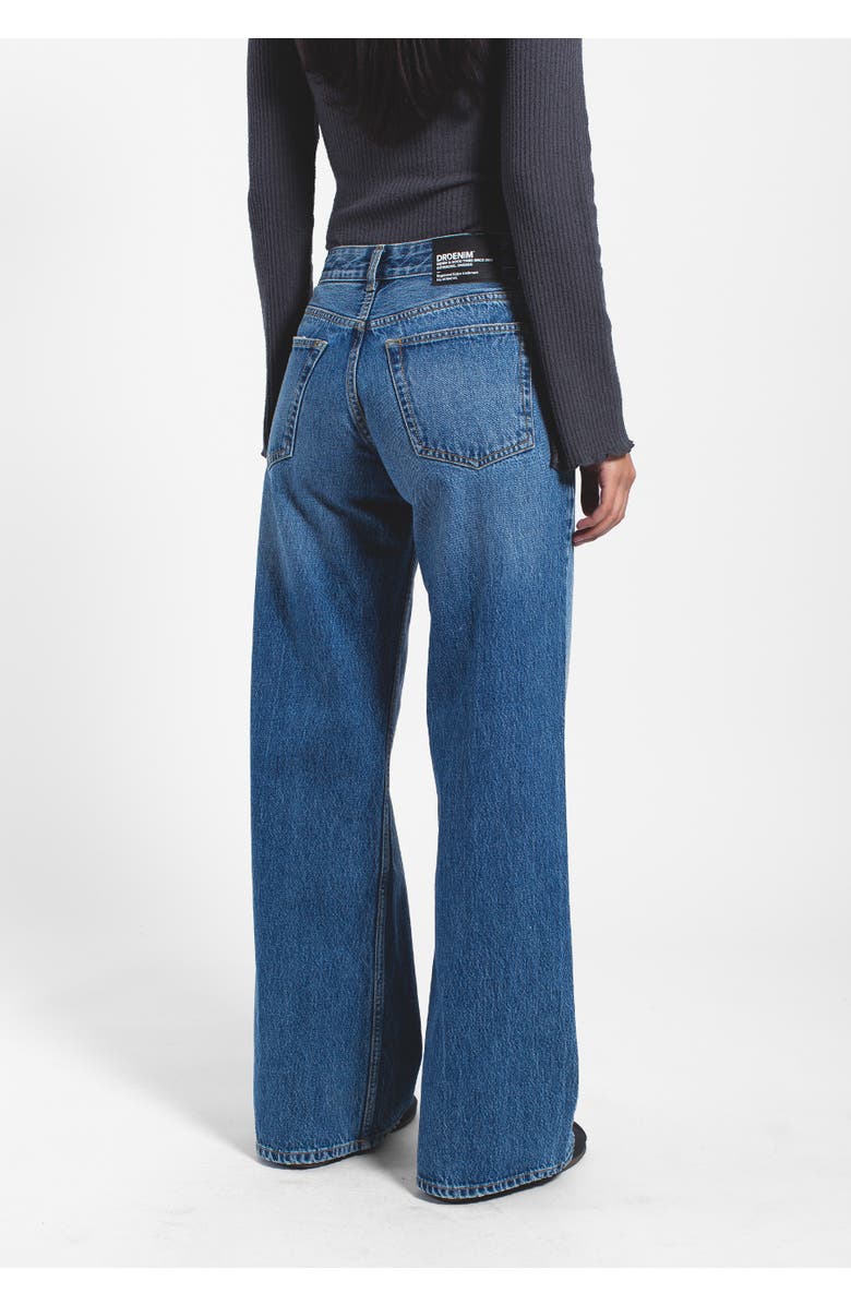 Dr. Denim Rhue Low Wide Jeans, Alternate, color, Stream Mid Used