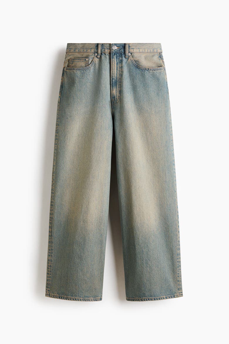 Baggy Jeans, Alternate, color, Washed light denim blue