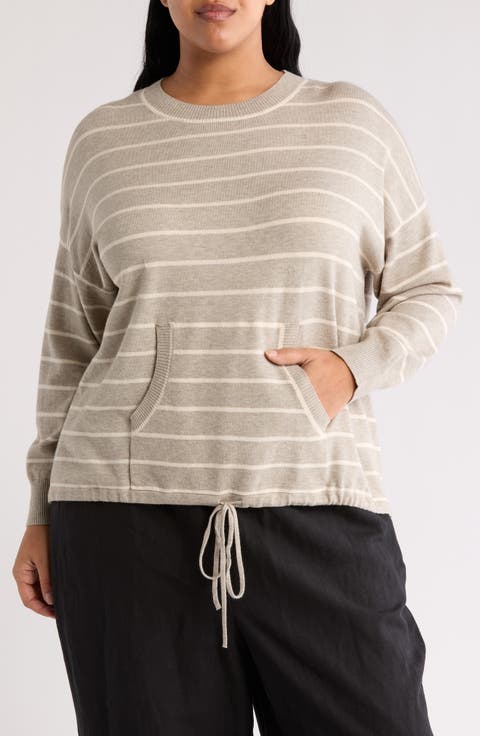 Drawstring Sweater (Plus)