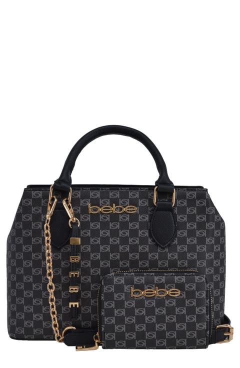 Adela Small Monogram Satchel with Wallet