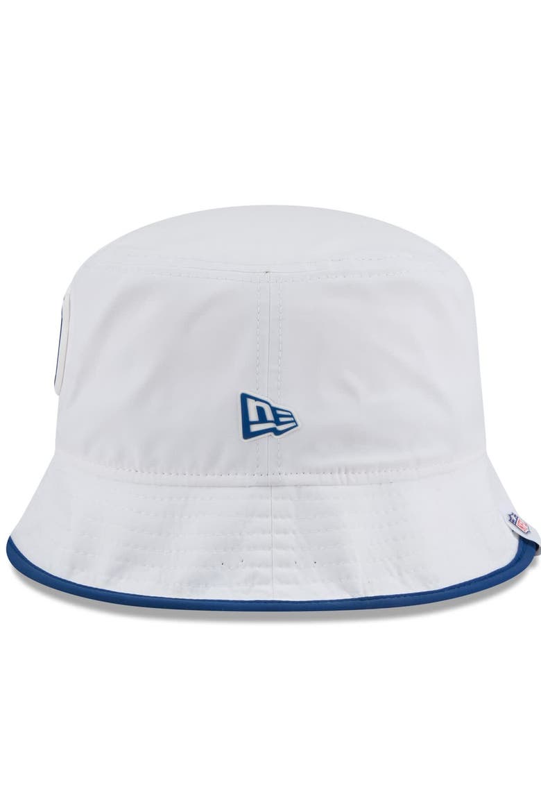 Men's New Era  White Indianapolis Colts 2025 NFL Training Camp Stretch Bucket Hat, Alternate, color, White