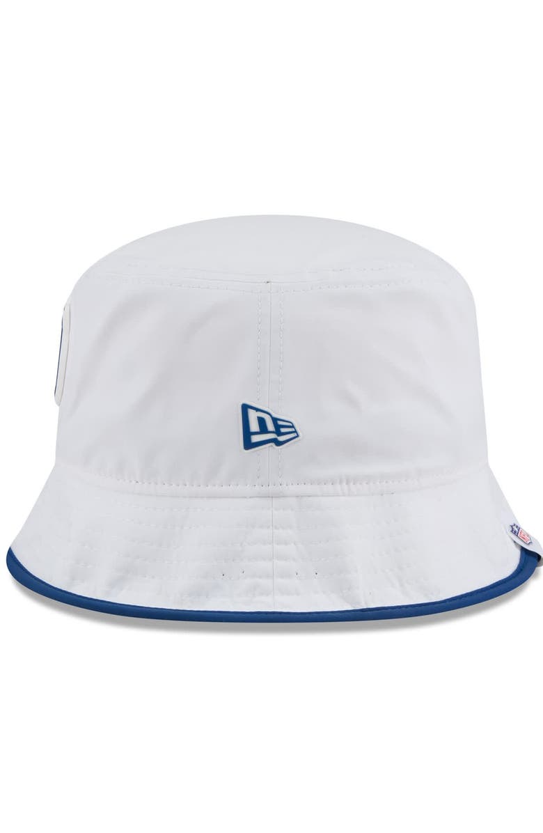 New Era Men's New Era  White Indianapolis Colts 2025 NFL Training Camp Stretch Bucket Hat, Alternate, color, White