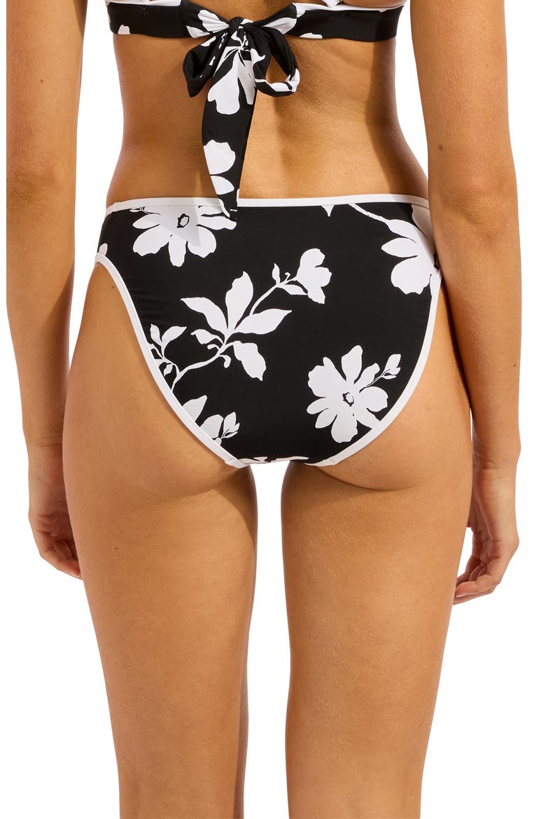 High Cut Bikini Bottoms, Alternate, color, BLACK