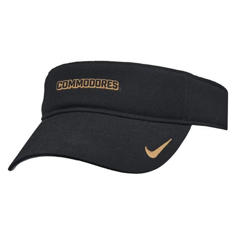 Men's Nike Black Vanderbilt Commodores 2025 On-Field Ace Performance Adjustable Visor