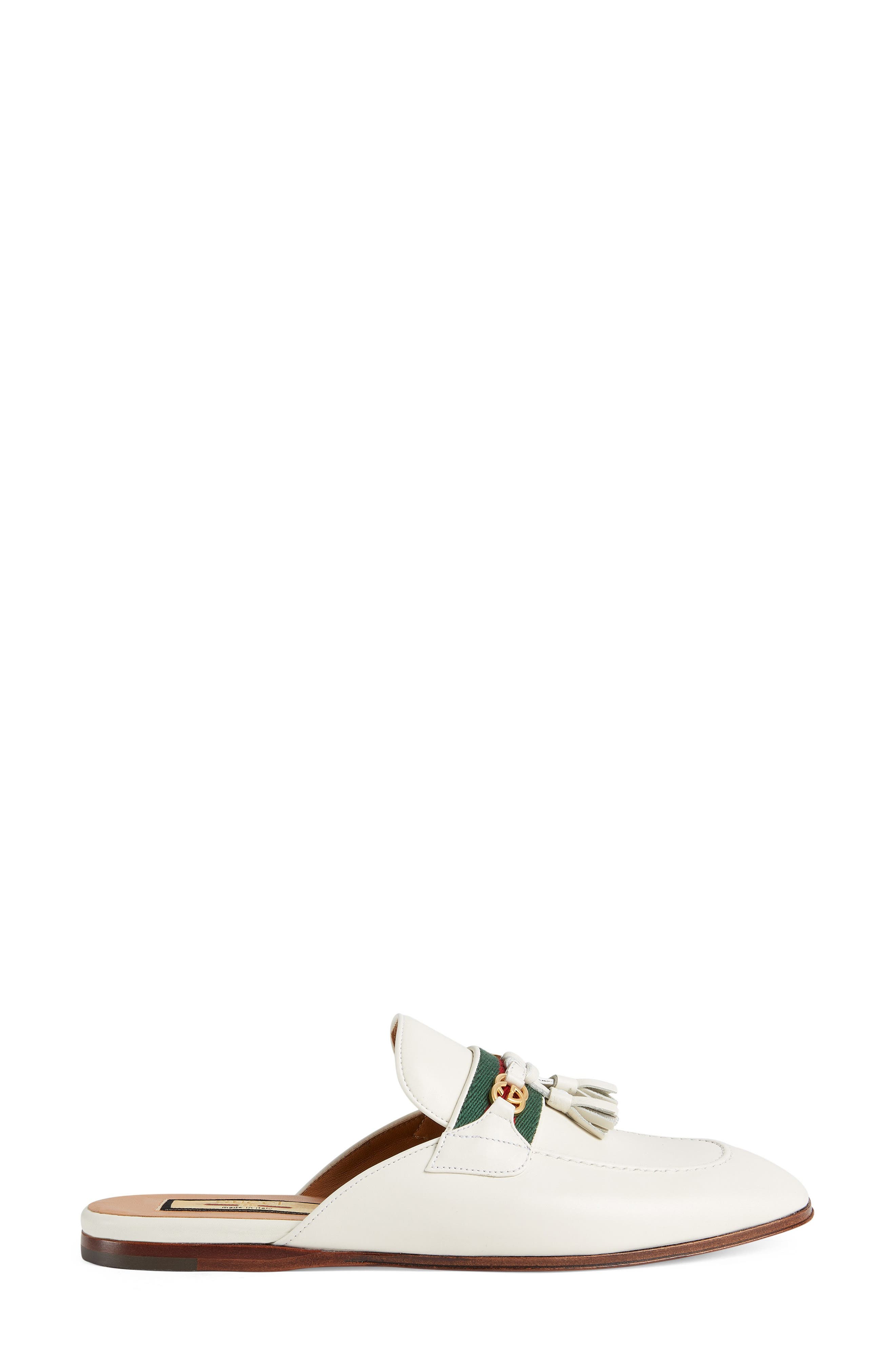 Gucci Paride GG Web Tassel Mule, Alternate, color, 