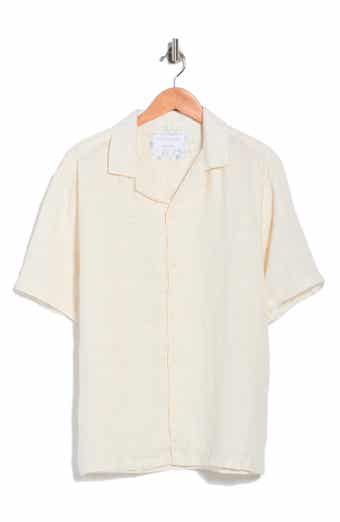 Stripe Cotton Short Sleeve Shirt