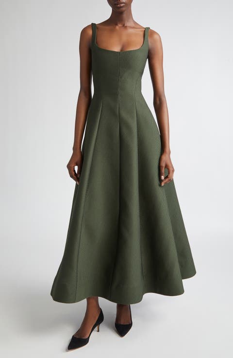 Fit & Flare Midi Dress