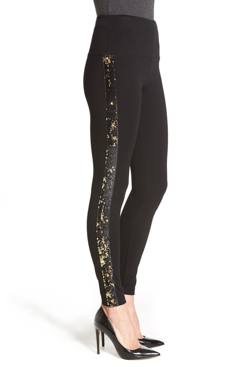 Lysse ́ Sequin Ponte Leggings, Alternate, color,