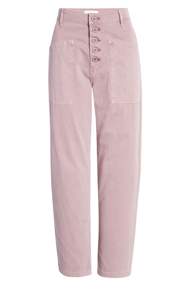 Tammy Button Fly High Waist Ankle Bootcut Jeans, Alternate, color, LILAC DUST
