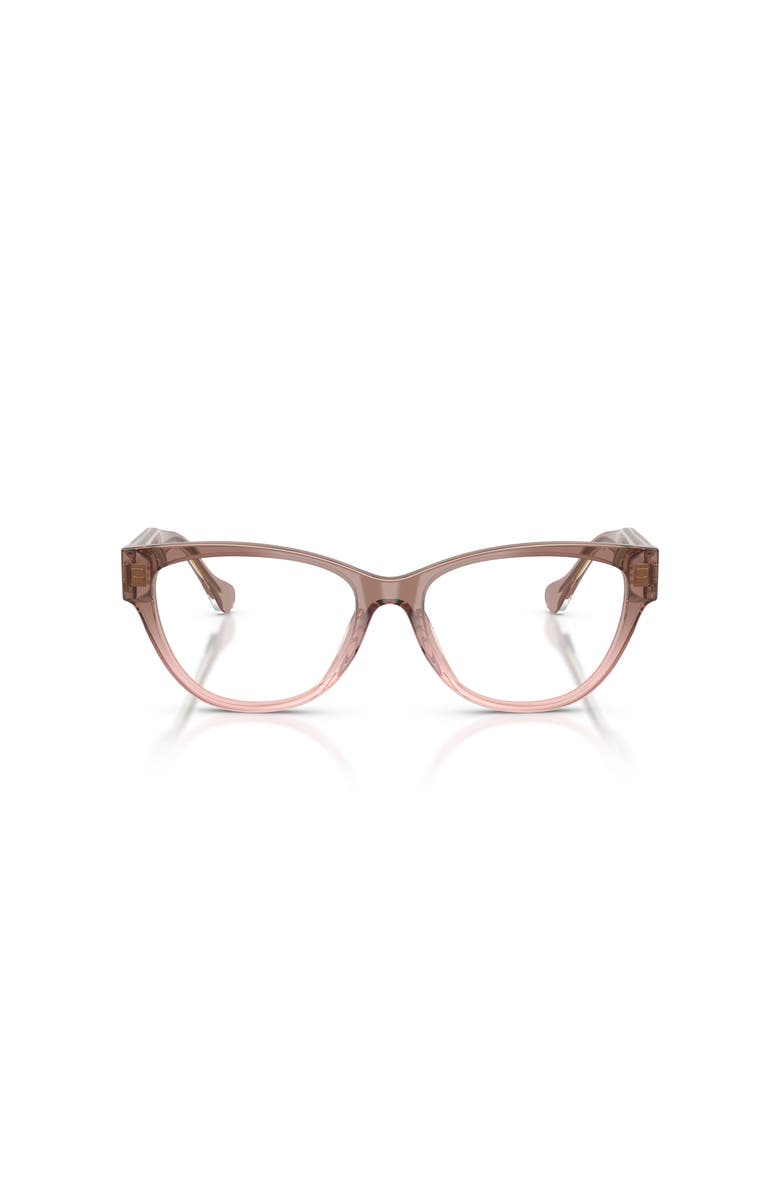 Versace 54mm Cat Eye optical glasses, Alternate, color, Tortoise