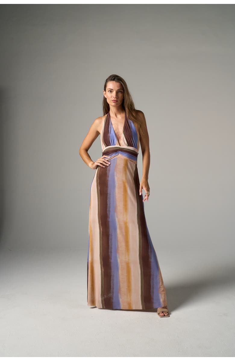 JBQ Sage Dress, Main, color, Blue Multi