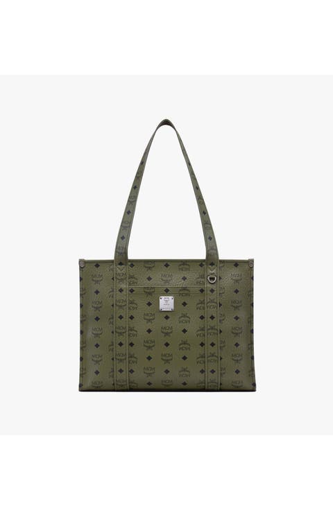 Large Aren School Bag Tote in Visetos