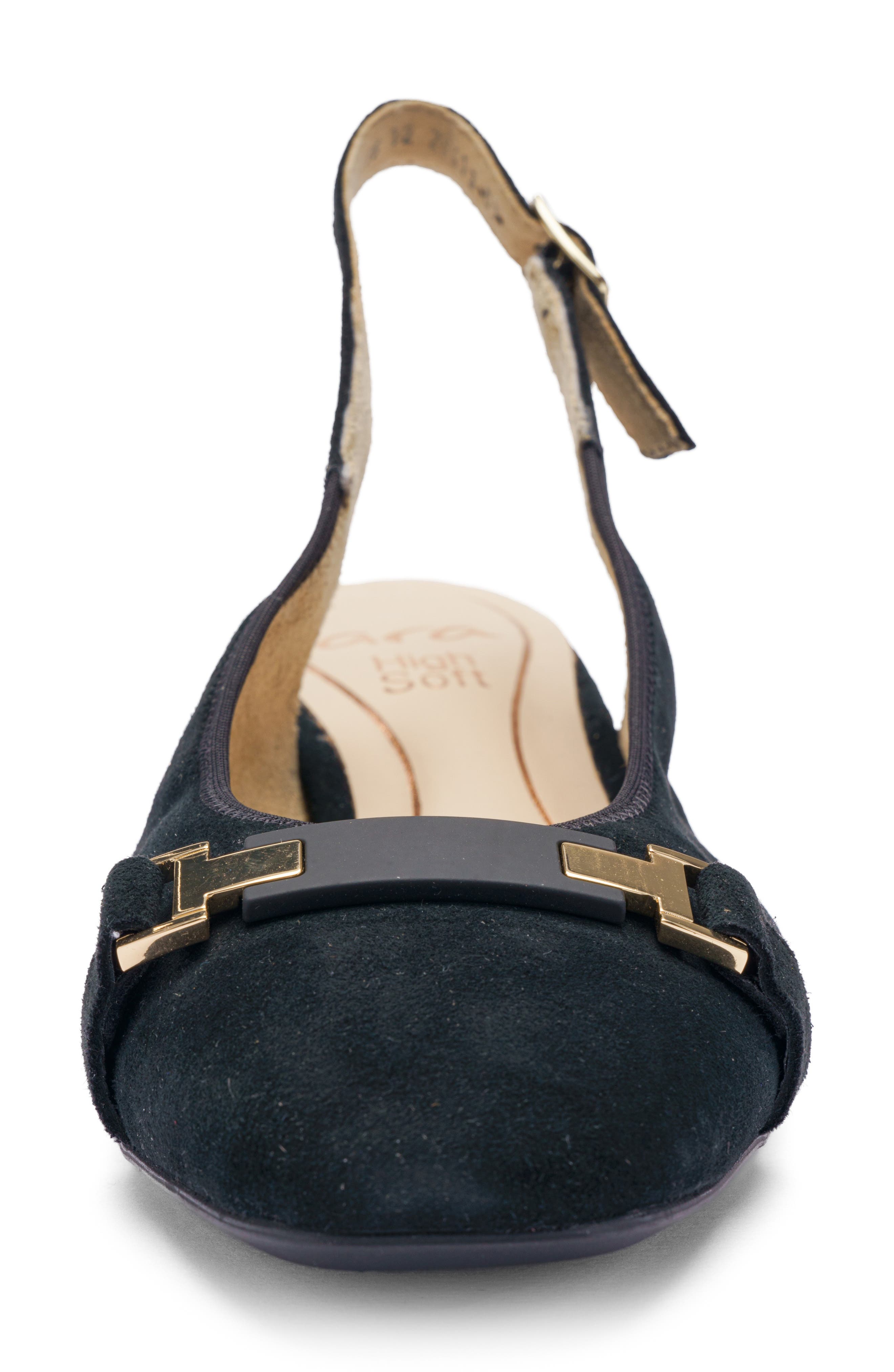 ara Gliselle Slingback Pump, Alternate, color, Black
