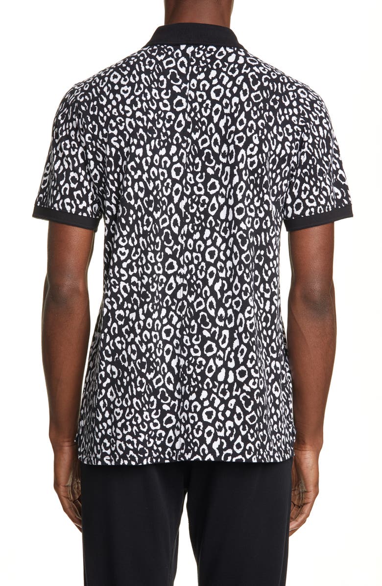 Ovadia Leopard Piqué Polo, Alternate, color,