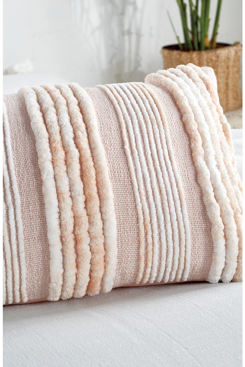 Space Dye Tufted Accent Pillow, Alternate, color, BLUSH
