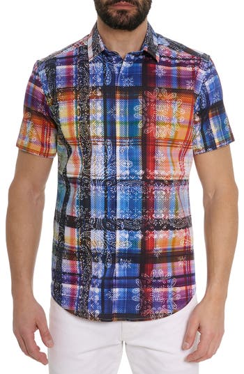 Robert Graham Troyes Short Sleeve Button Up Shirt