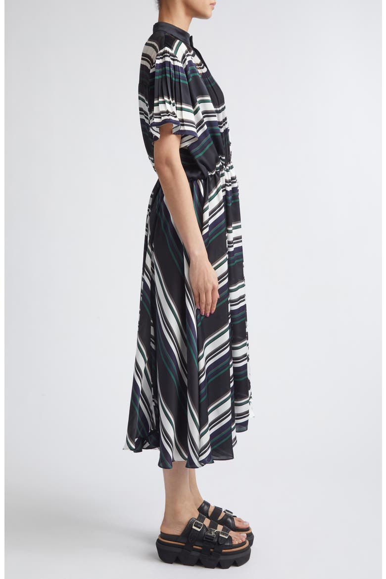 Pattern Mix Dress, Alternate, color, WHITE MULTI