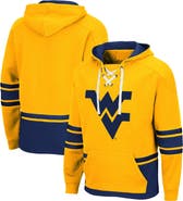 COLOSSEUM Men's Colosseum Gold West Virginia Mountaineers Lace Up 3.0 Pullover Hoodie