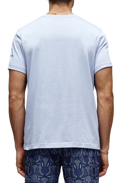 Psycho Bunny Chris Graphic T-shirt In Blue