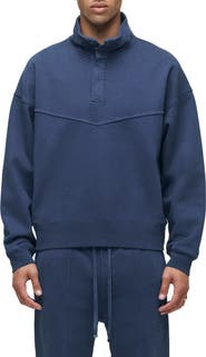 Hudson Jeans Passion Quarter-Snap Top