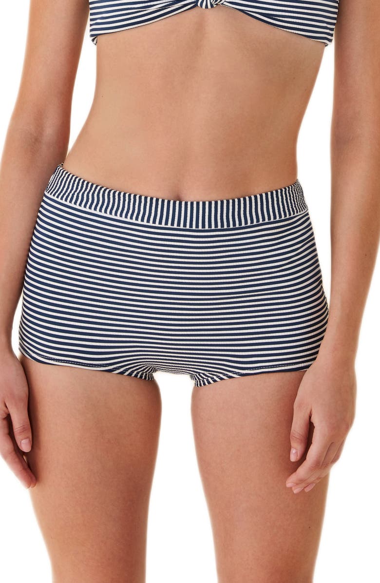 Andie The Shortie Bikini Bottoms, Main, color, Cadet