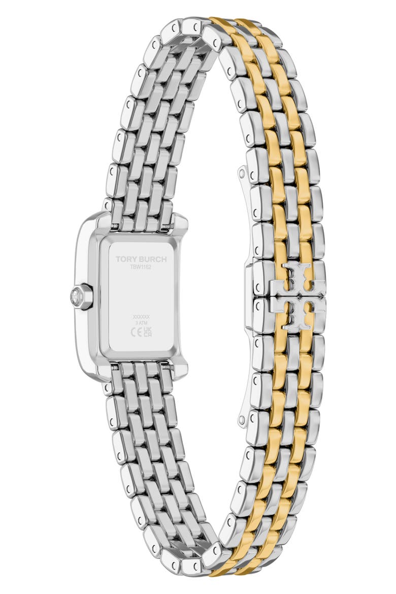 Eleanor Mini Two Tone Bracelet Watch, Alternate, color, TWO TONE