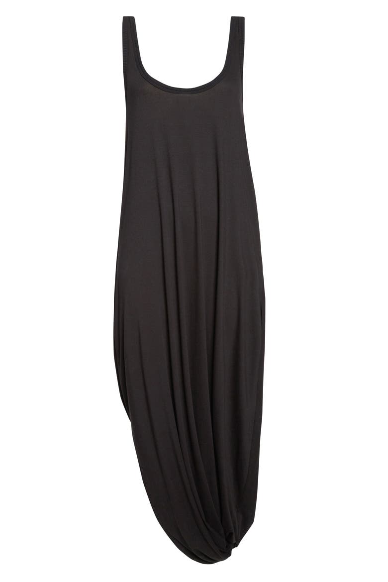 Ellison Knot Hem Tank Dress, Alternate, color, BLACK