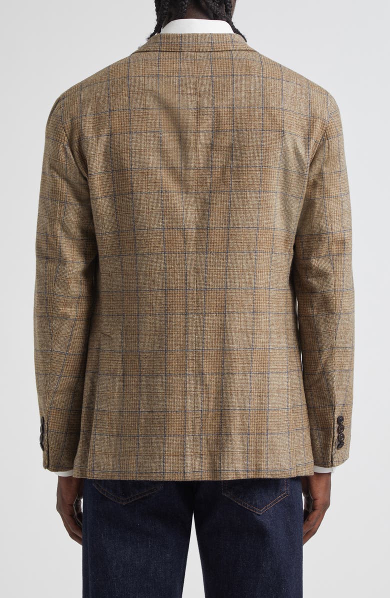 Boglioli K-Jacket Check Wool Sport Coat, Alternate, color, Beige
