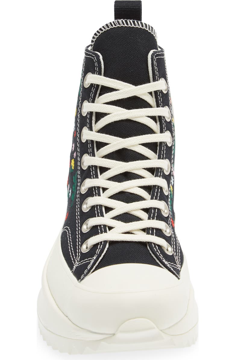 Converse Chuck Taylor<sup>®</sup> All Star<sup>®</sup> Run Star Hike Embroidered High Top Platform Sneaker, Alternate, color,