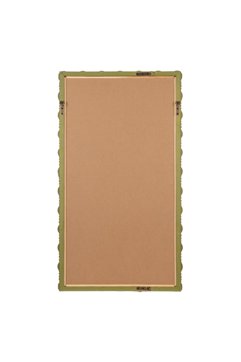 Gloss Dowel Wall Mirror, Alternate, color, Green