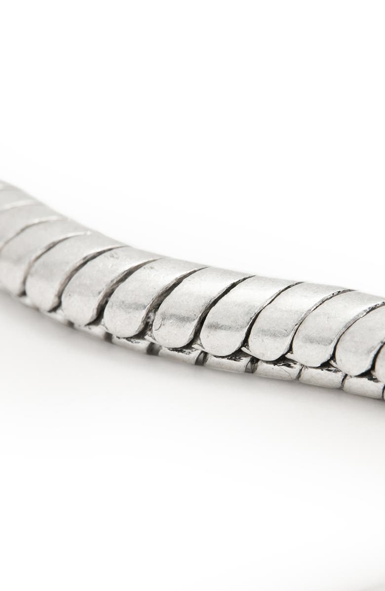 AllSaints Men's Snake Chain Bracelet, Alternate, color,