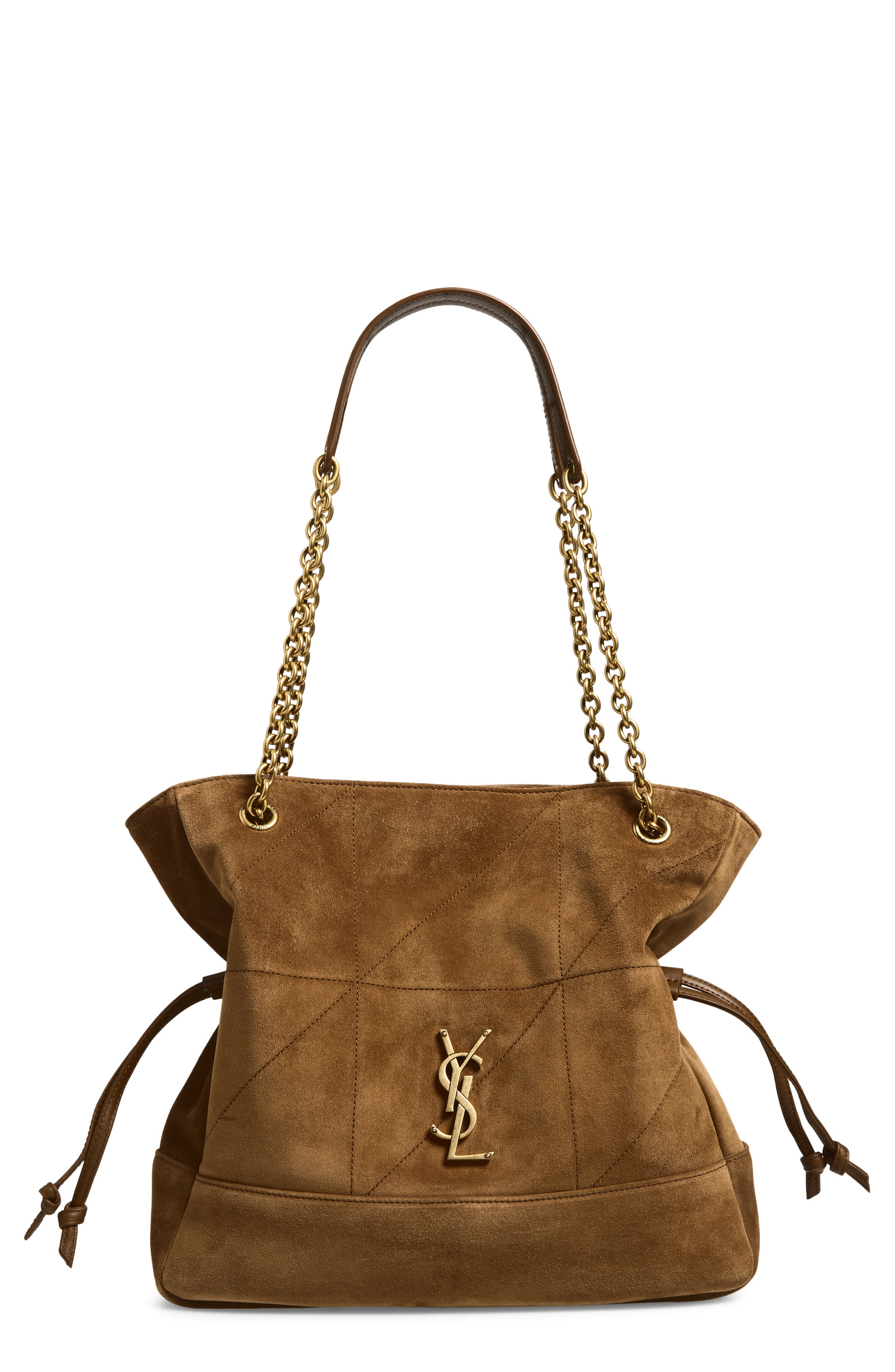 Jamie Small Suede Shopper, Main, color, CARAMEL COGNAC