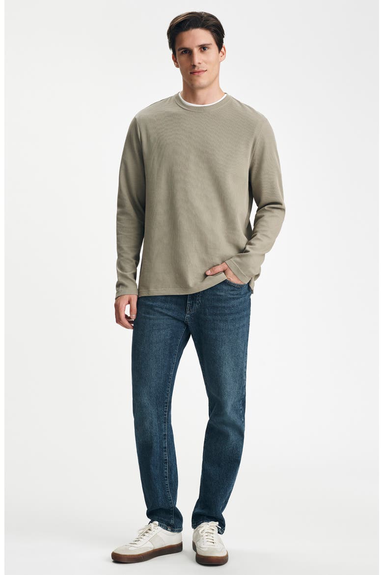 Zach Straight Leg Jeans, Alternate, color, DARK BRUSHED CLASSIC