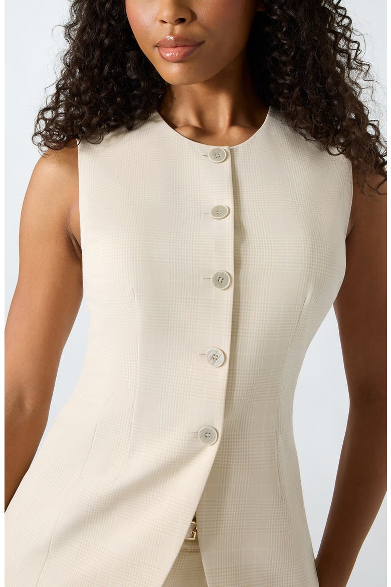 Camille Vest, Alternate, color, WARM SLATE PLAID MULTI