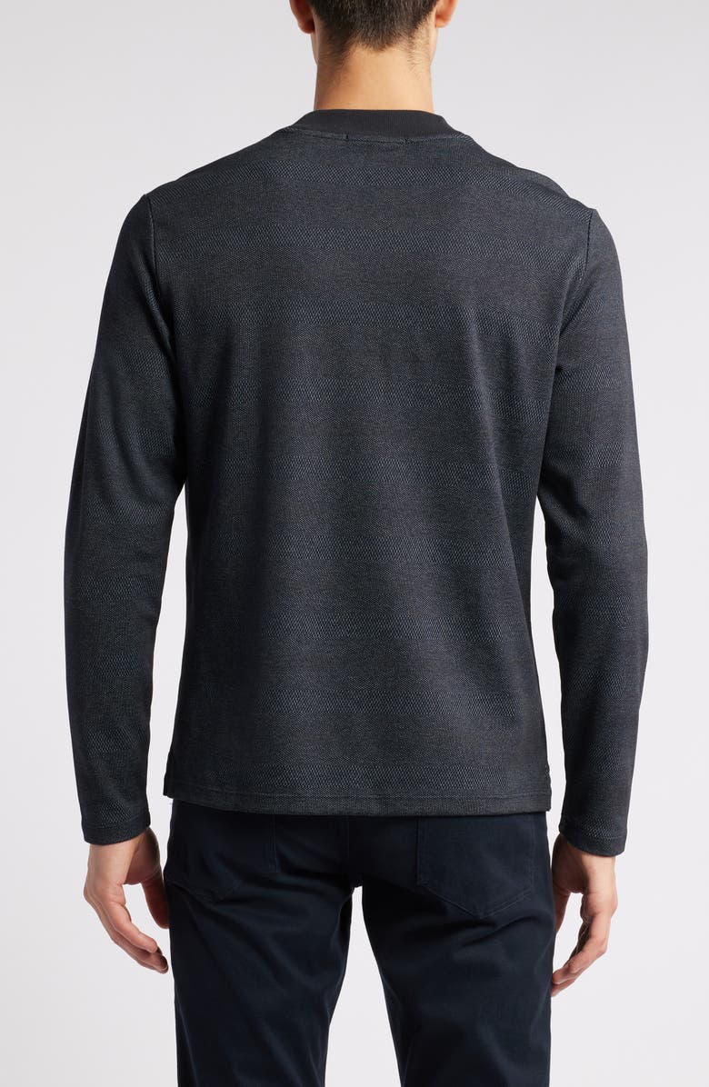 Robert Barakett Walcove Stripe Crewneck Sweatshirt, Alternate, color, Navy