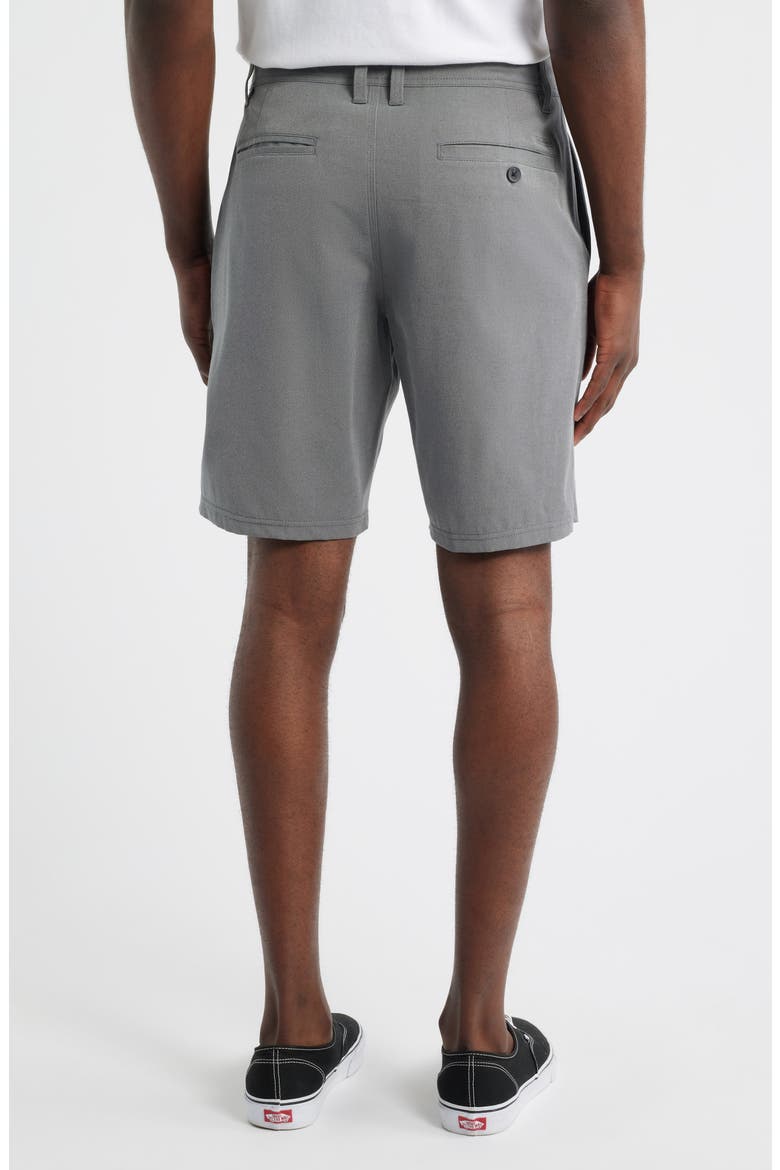 Reserve Light Check 19-Inch Water Resistant Hybrid Shorts, Alternate, color, DARK SHADOW