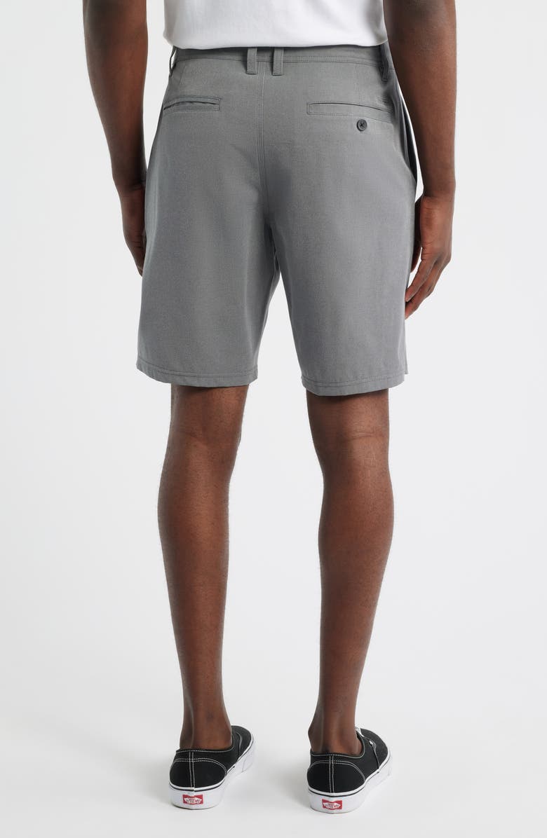 O'Neill Reserve Light Check 19-Inch Water Resistant Hybrid Shorts, Alternate, color, Dark Shadow