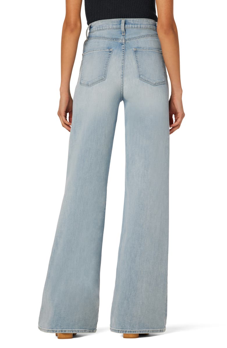 Joe's The Goldie Ripped High Waist Wide Leg Palazzo Jeans, Alternate, color, 