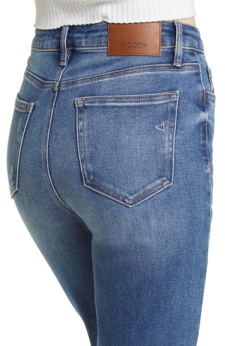 HIDDEN JEANS Tracey High Waist Straight Leg Jeans, Alternate, color, 