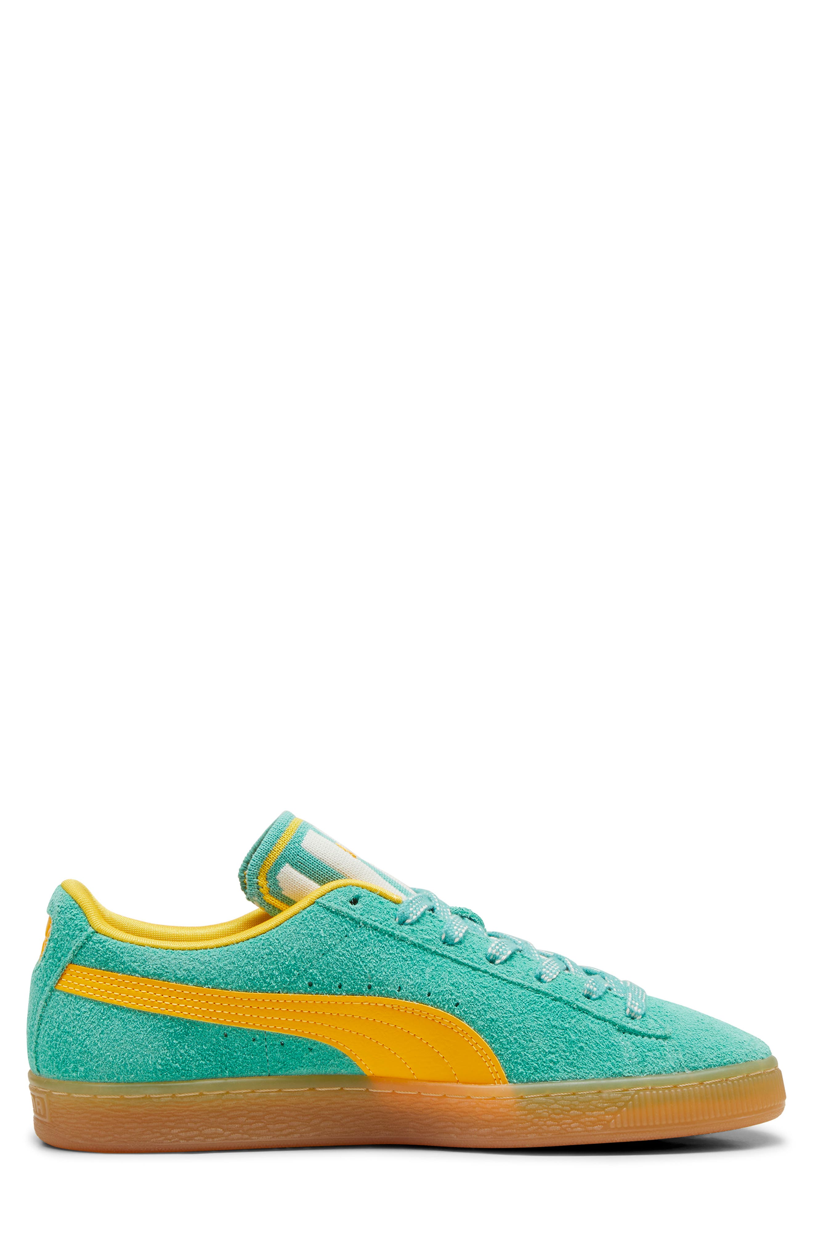 PUMA Suede Supertifo Low Top Sneaker, Alternate, color, Jade Frost-Gum