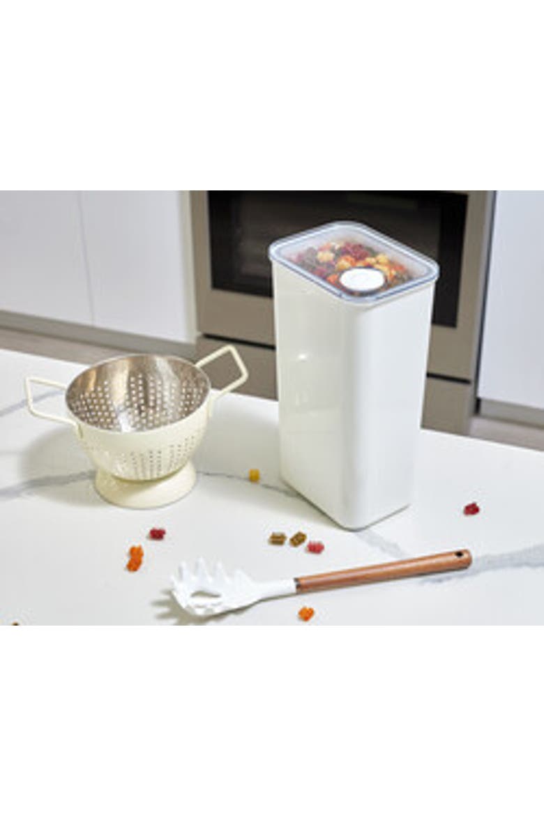 Extra Large Canister with Removable Pour Cap - Set of 4 - White, Alternate, color, Natural