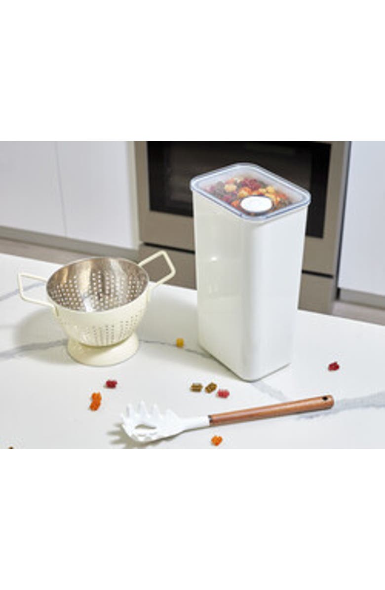 iDesign Extra Large Canister with Removable Pour Cap - Set of 4 - White, Alternate, color, Natural